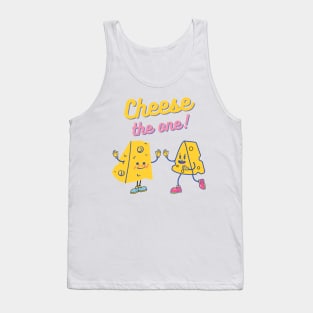 Cute Cheese the One Couple Romantic Cheese Pun Tank Top